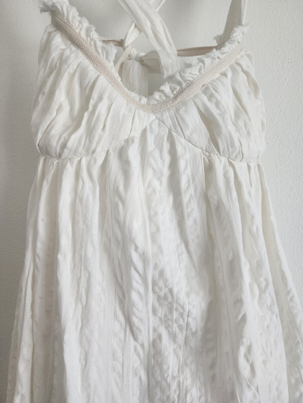 Free People Free-Est Coconut Milk Ivory Poppy Midi Dress XS NWT Whimsygoth Boho - Picture 2 of 16